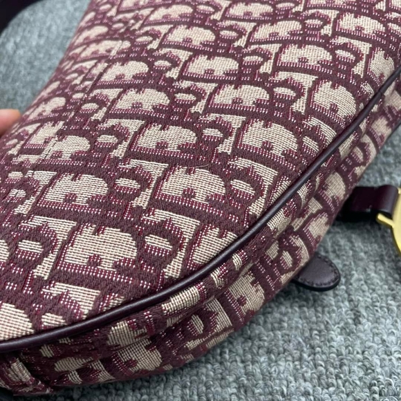 100% Authentic Dior Saddle Small Cloth Crossbody Bag - Picture 4 of 16